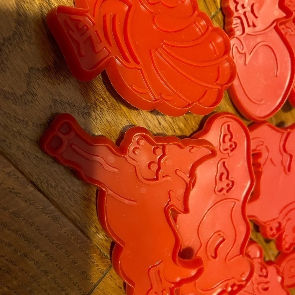 Chilton Old McDonald's Farm 11 Red Cookie Cutters..Old Mac Donald, Barn, Rooster
